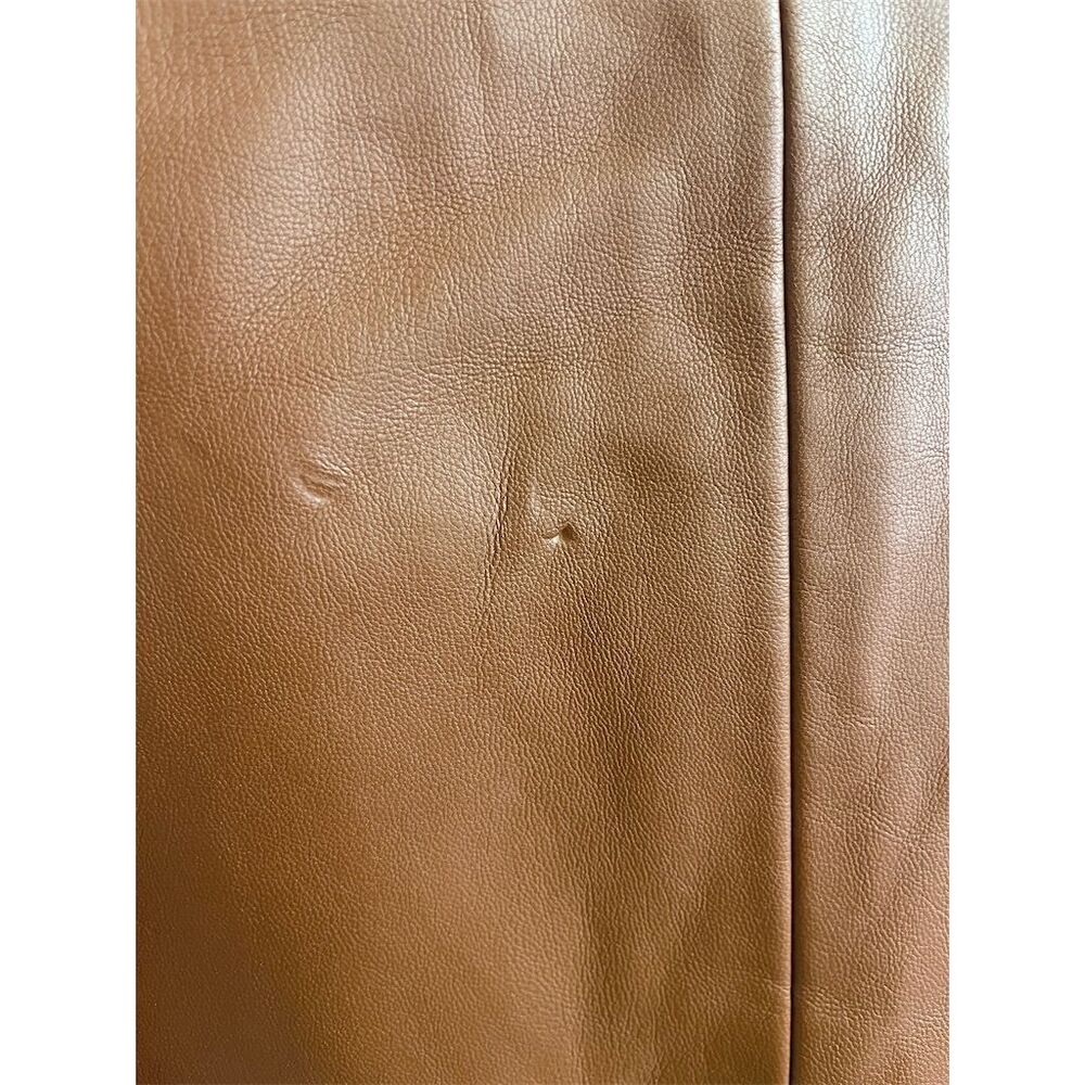 Steve Madden Women's Blazer Size S Brown Faux Leather Jacket - Picture 5 of 11